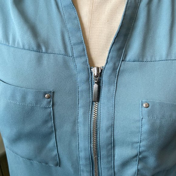 Blue Dress Shirt - Maurices - Small - Picture 10 of 14